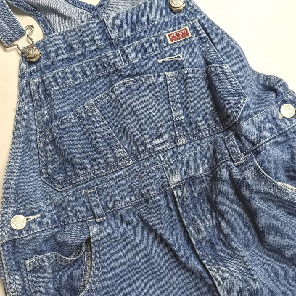 Old Navy Overalls Children's Size 10-11 Medium Wash Denim
